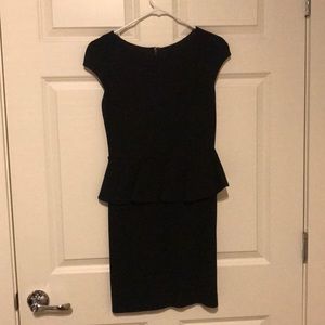 Express Bodycon dress w/peplum and lace detail - 2